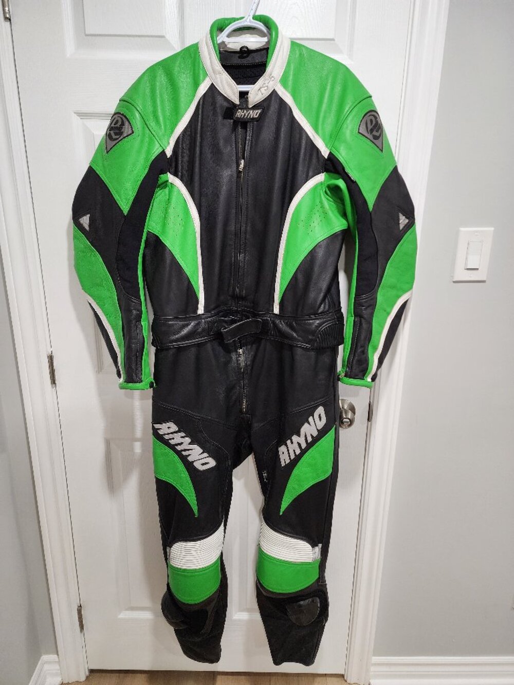 RHYNO Leather Motorcross Suit Racing Armored Full Body Size 46 ATV Motorcycle